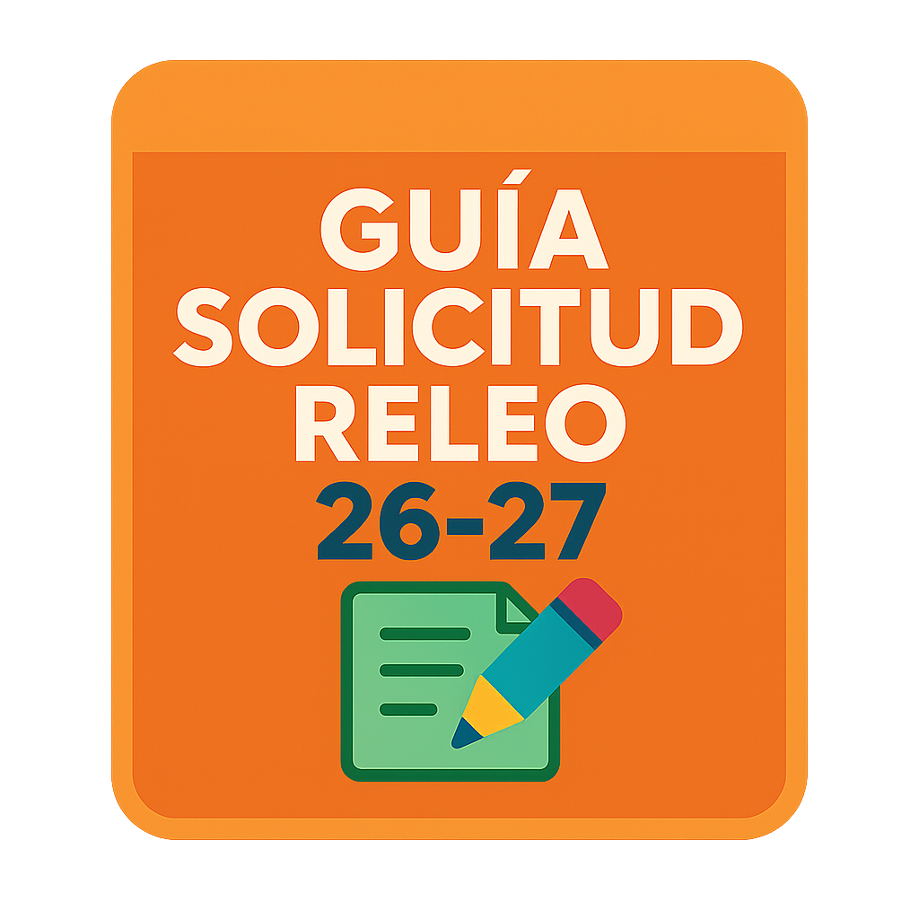 Solicitud Releo 25-26 Solicitud Releo 25-26