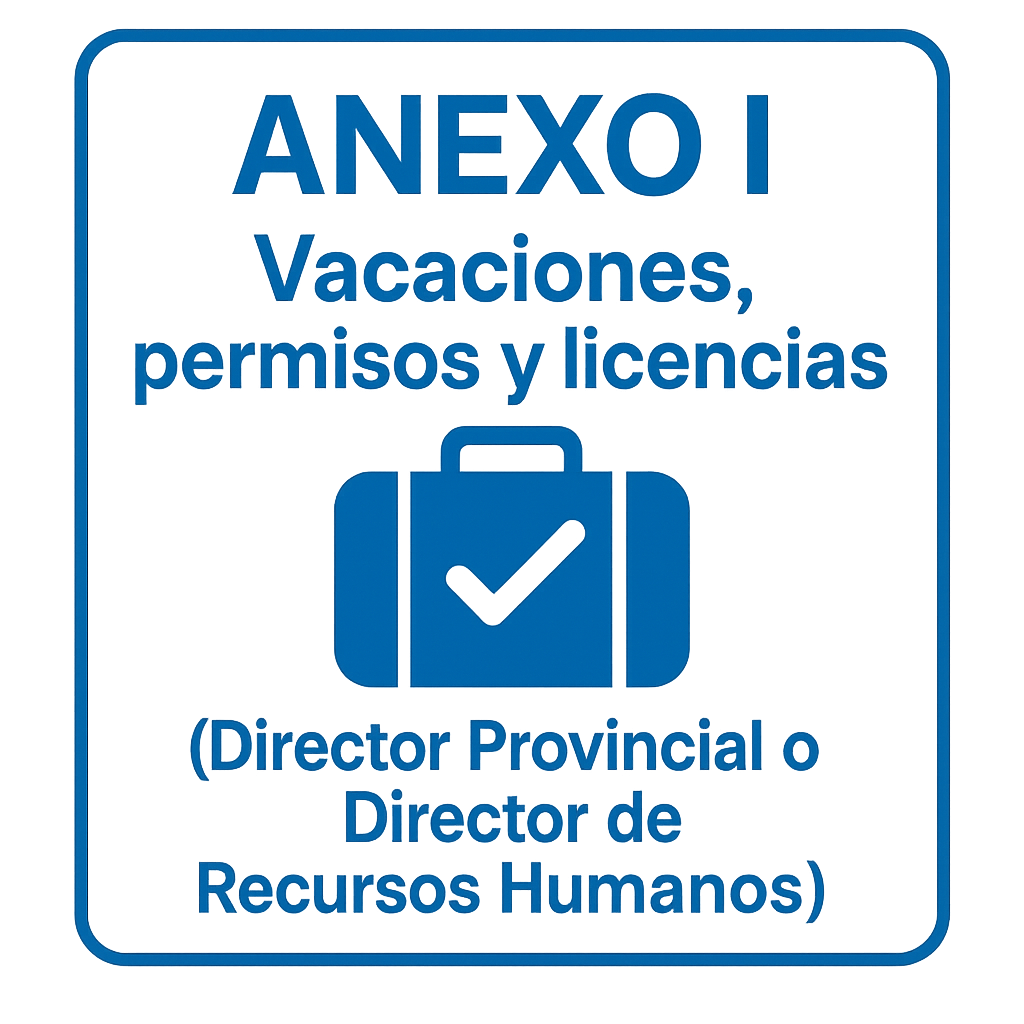 ANEXO I DP DG ANEXO I DP DG